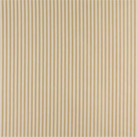 Designer Fabrics 54 in. Wide - Gold And Off White Thin Striped Jacquard Woven Upholstery Fabric D375